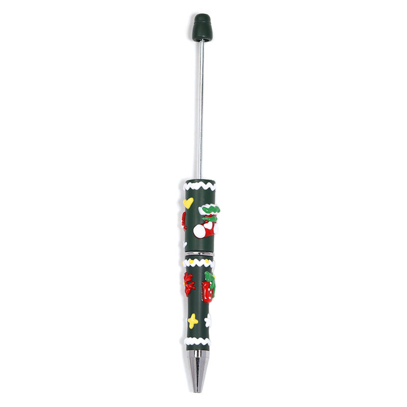 Wholesale 5pcs/pack Christmas cartoon bead pen